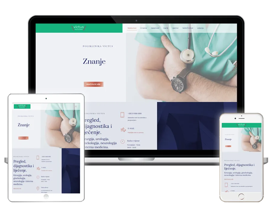 Izrada web stranica medicinske usluge