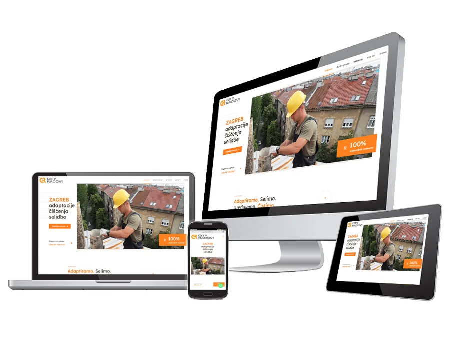 Portfolio web stranice građevinarstvo